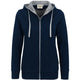 Hakro Damen Bonded 255 -Kapuzen-Jacke – tinte