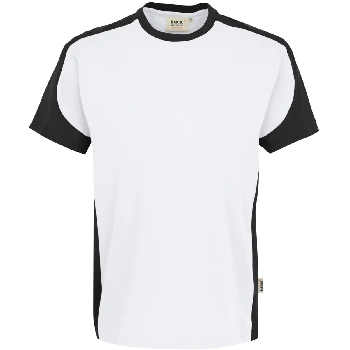 Hakro Contrast Performance 290 T-Shirt – weiß