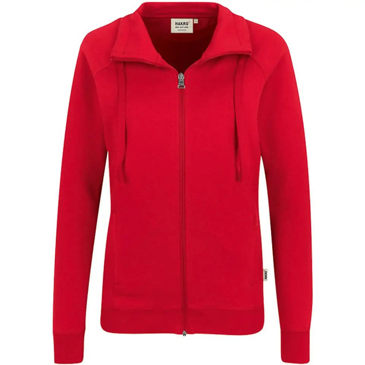 Hakro Damen College 406 -Sweatjacke – rot