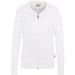 Hakro Damen College 406 -Sweatjacke – weiß