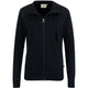 Hakro Damen College 406 -Sweatjacke – schwarz
