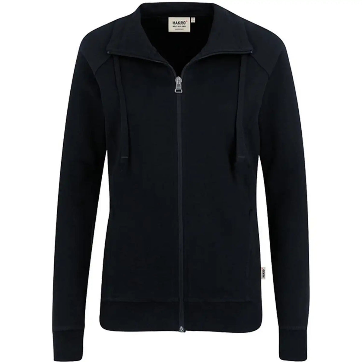 Hakro Damen College 406 -Sweatjacke – schwarz