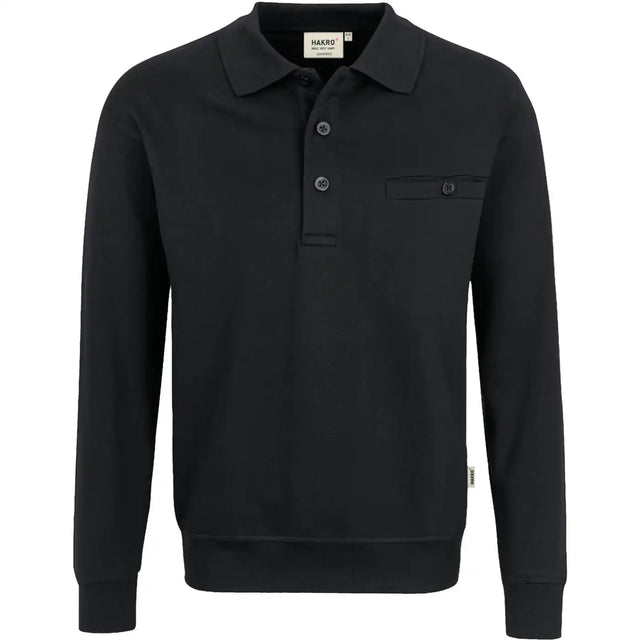 Hakro Premium 457 Pocket-Sweatshirt – schwarz
