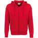 Hakro Premium 605 Kapuzen-Sweatjacke – rot