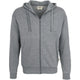 Hakro Premium 605 Kapuzen-Sweatjacke – grau-meliert