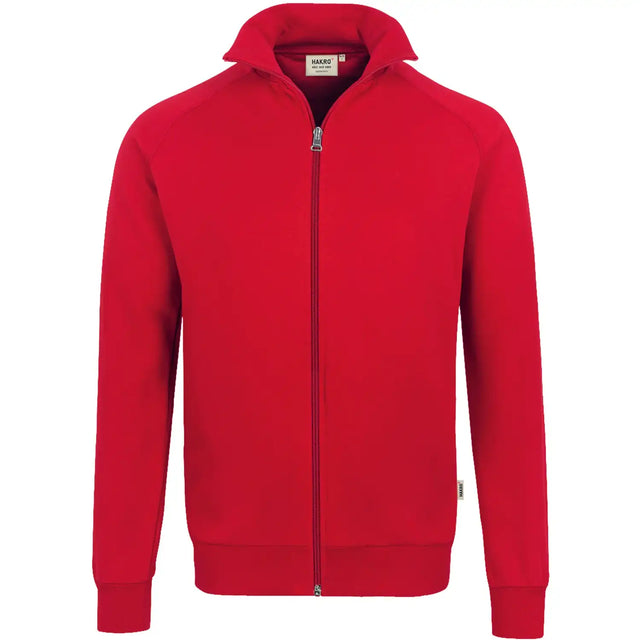 Hakro College 606 mit Reißverschluss Sweatjacke – rot