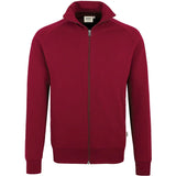 Hakro College 606 mit Reißverschluss Sweatjacke – weinrot