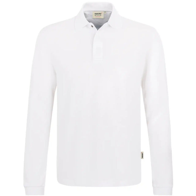 Hakro HACCP-Performance 821 Longsleeve-Poloshirt – weiß