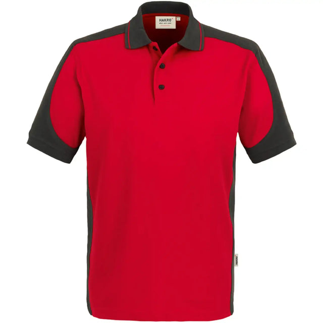 Hakro Performance Contrast 839 Polo-Shirt – rot