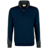 Hakro Performance 476 Zip-Sweatshirt Contrast – tinte