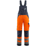 Mascot Newcastle Safe Supreme - Masot Warn-Latzhose – orange/schwarzblau