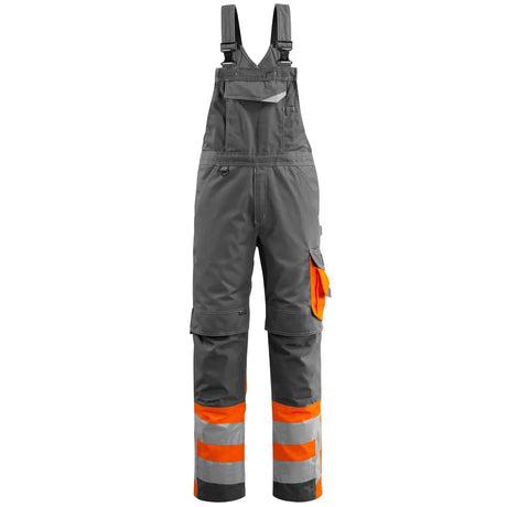 Mascot Sunderland Safe Supreme Warn-Latzhose – dunkelanthrazit/orange