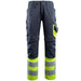 Mascot Leeds Safe Supreme Warnschutzhose – schwarzblau/gelb