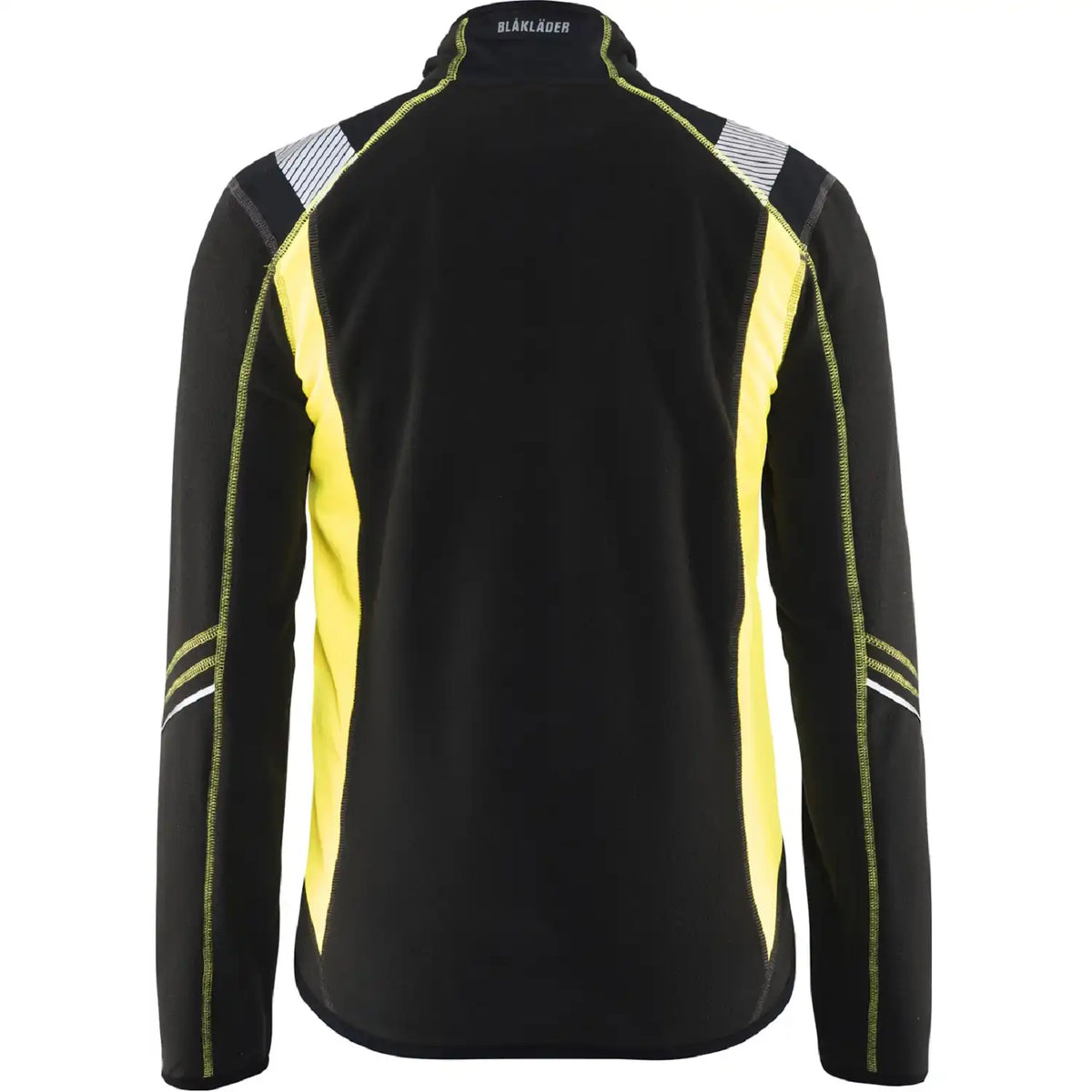 Blåkläder 4993 Microfleece-Jacke – schwarz/gelb