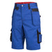 Nitras Motion TEX PRO FX Arbeitsshorts – blau/schwarz
