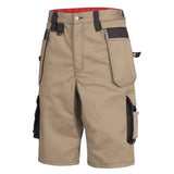 Nitras Motion TEX PRO FX Arbeitsshorts – khaki/schwarz