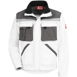 Nitras Motion TEX Plus Arbeitsjacke – weiß/grau