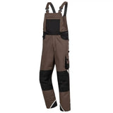 Nitras Motion TEX Plus Latzhose – braun/schwarz