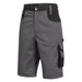 Nitras Motion TEX Plus Arbeitsshorts – grau/schwarz