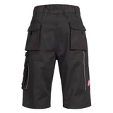 Nitras Motion TEX Plus Arbeitsshorts – schwarz