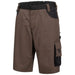 Nitras Motion TEX Plus Arbeitsshorts – braun/schwarz