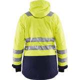 Blåkläder Damen 4472 Warnschutz Winterparka – gelb/marine