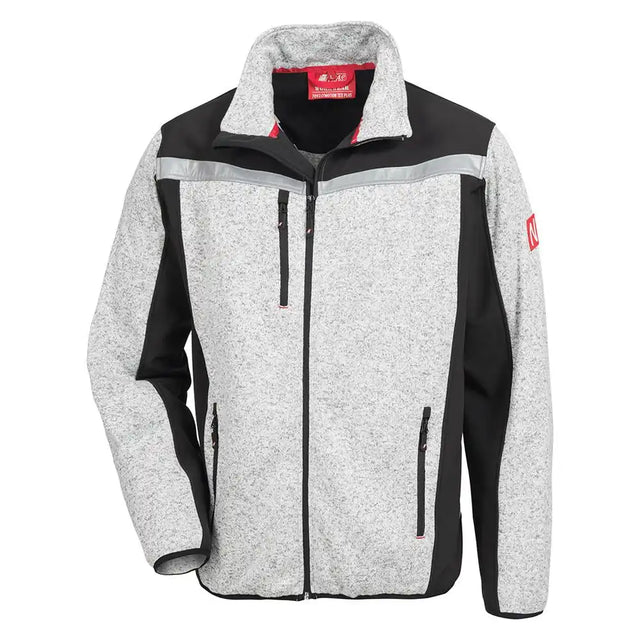 Nitras Motion TEX Plus Strick-Softshelljacke – grau