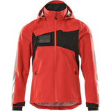 Mascot Accelerate Hardshell-Regenjacke – verkehrsrot/schwarz