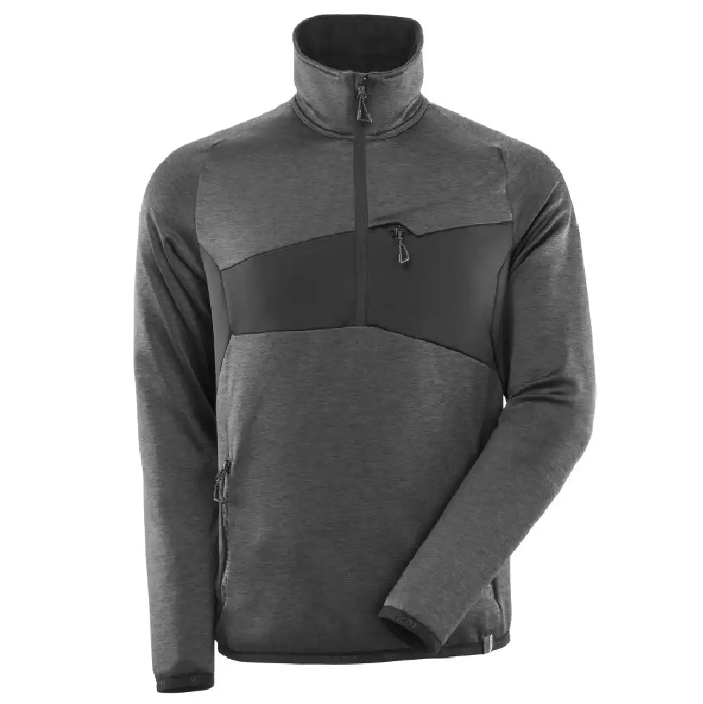 Mascot Accelerate Fleecepullover – dunkelanthrazit/schwarz