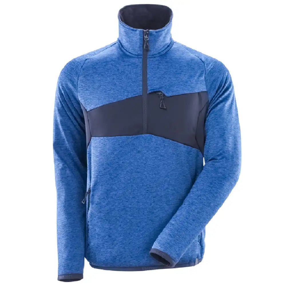 Mascot Accelerate Fleecepullover – azurblau/schwarzblau