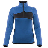 Mascot Damen Accelerate Fleecepullover – azurblau/schwarzblau