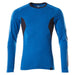 Mascot Accelerate Langarmshirt – azurblau/schwarzblau