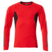 Mascot Accelerate Langarmshirt – verkehrsrot/schwarz