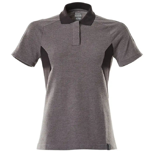 Mascot Damen Accelerate Poloshirt – dunkelanthrazit/schwarz