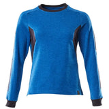 Mascot Damen Accelerate Sweatshirt – azurblau/schwarzblau