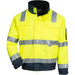 Nitras Motion TEX VIZ Plus Warnschutz Pilotenjacke – gelb/blau