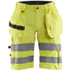 Blåkläder 1586 Warnschutz Stretch Handwerkershorts – gelb