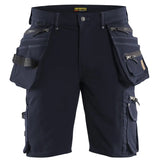 Blåkläder 1988 X1900 Stretch Handwerker-Shorts – dunkelmarine/schwarz
