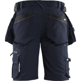 Blåkläder 1988 X1900 Stretch Handwerker-Shorts – dunkelmarine/schwarz