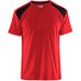 Blåkläder 3379 T-Shirt – rot/schwarz