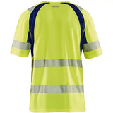 Blåkläder 3397 Warnschutz T-Shirt m. UV-Schutz – gelb/marine