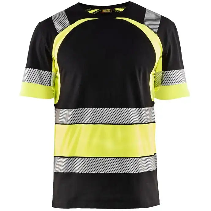 Blåkläder 3421 Warnschutz T-Shirt – schwarz/gelb