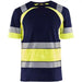 Blåkläder 3421 Warnschutz T-Shirt – marine/gelb