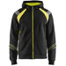 Blåkläder 3433 Kapuzen-Sweatjacke – schwarz/gelb