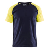 Blåkläder 3515 T-Shirt – marine/gelb