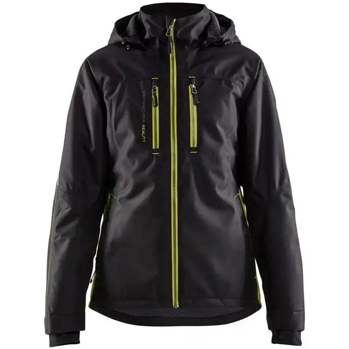 Blåkläder Damen 4972 Funktionsjacke – schwarz/gelb