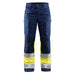 Blåkläder Damen 7161 Warnschutz Bundhose – marine/gelb
