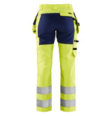 Blåkläder Damen 7163 Warnschutz Handwerkerhose – gelb/marine