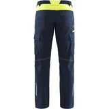 Blåkläder 1448 Industrie Stretch Bundhose – dunkelmarine/gelb