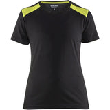 Blåkläder Damen 3479 T-Shirt – schwarz/gelb